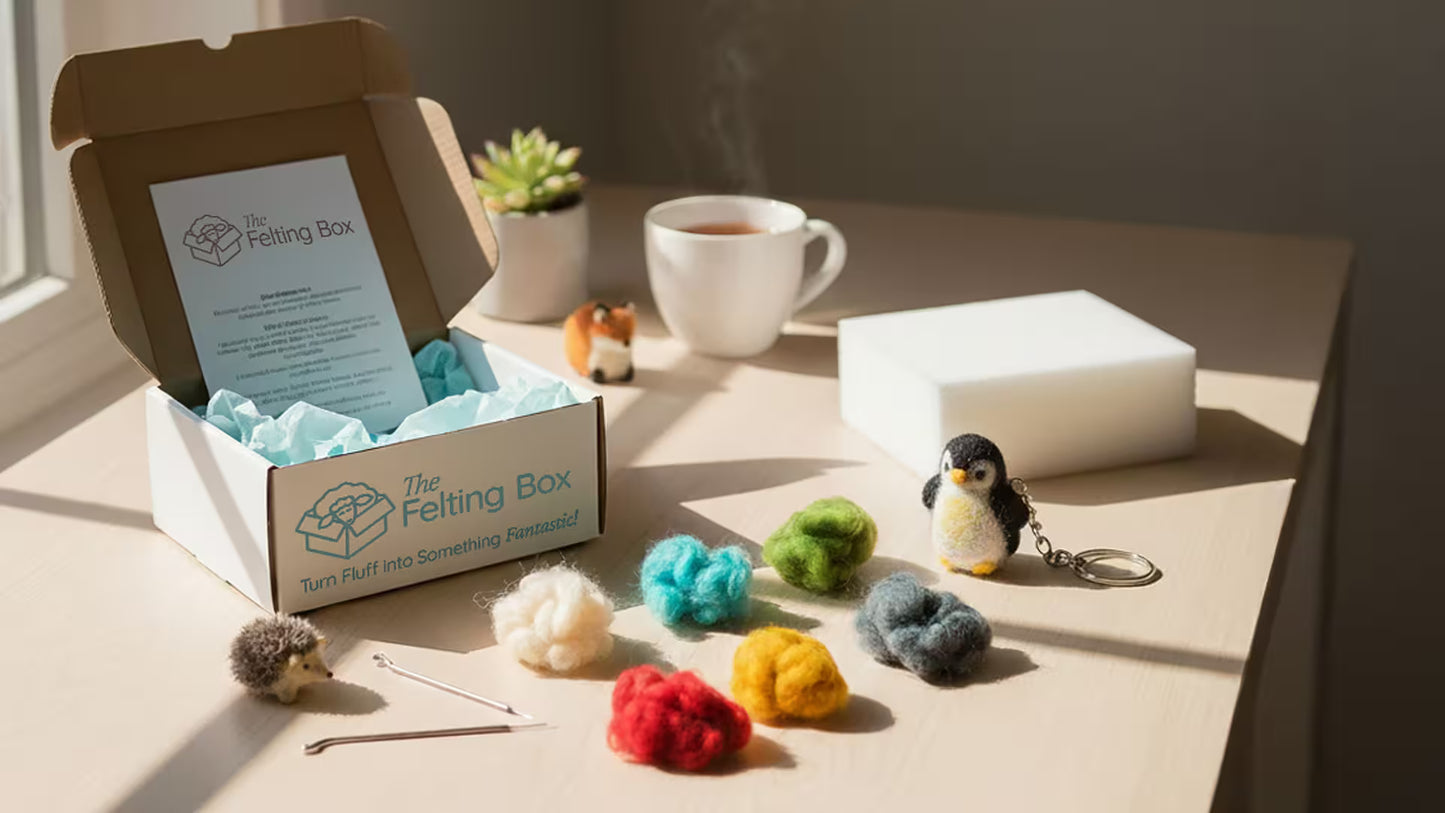 The Felting Box — Needle Felting Kit (Delivered Every 2 Months)