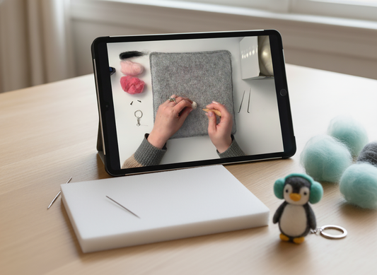 The Felting Box - Digital Gift Needle Felting Project (Delivered Every 2 Months)