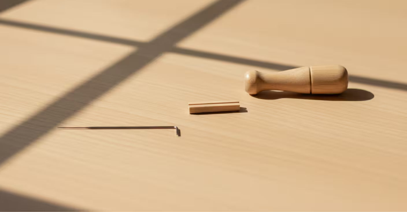 Wooden Felting Needle Holder