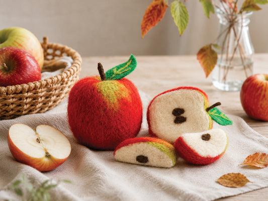 The Felting Box — Needle Felting Kit - September - Picking Apples