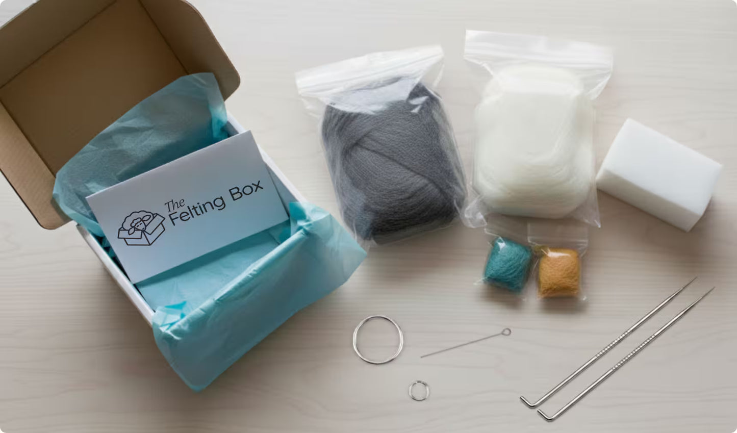 The Felting Box — Needle Felting Kit (Delivered Every 2 Months)